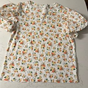 Zara balloon sleeve cotton shirt